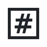 Number SVG Icon